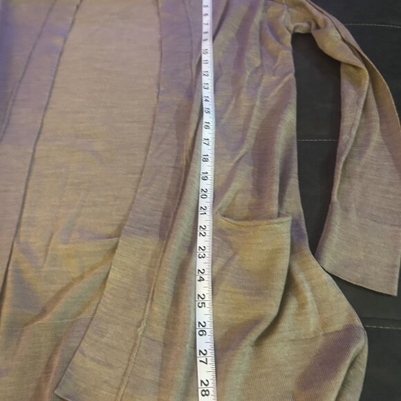 Loft open cardigan, taupe, small - Picture 6 of 7